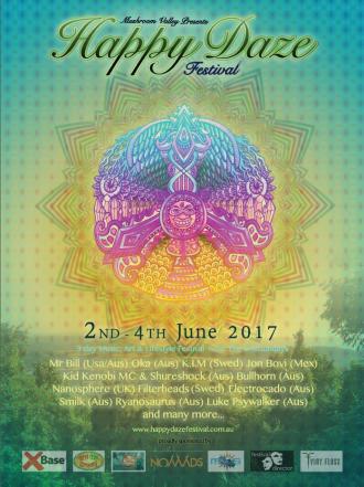 Happy Daze Festival Poster